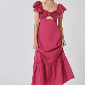 Anthropologie X Farm Rio Ruffle Midi Dress